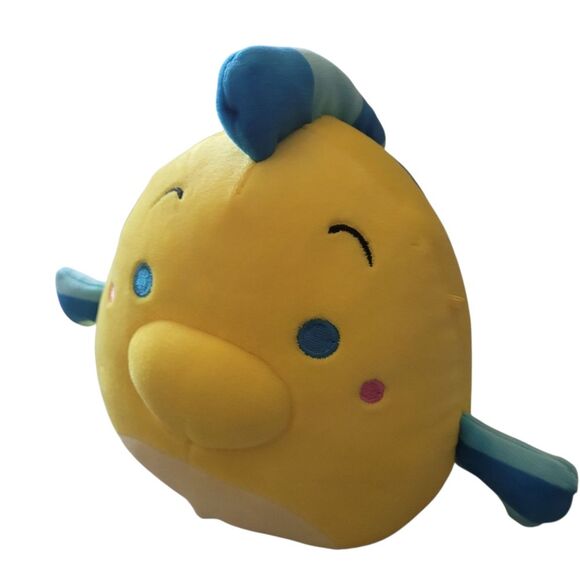 Squishmallow 7" Flounder-The Little Mermaid - Picture 2 of 6